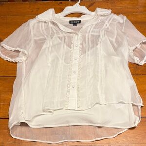 JCrew Gauzy Blouse